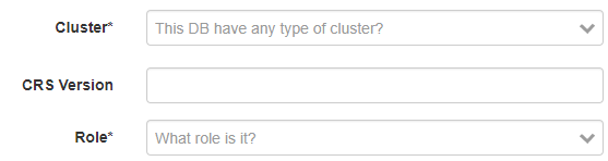 Maestro Server - Database Oracle Cluster