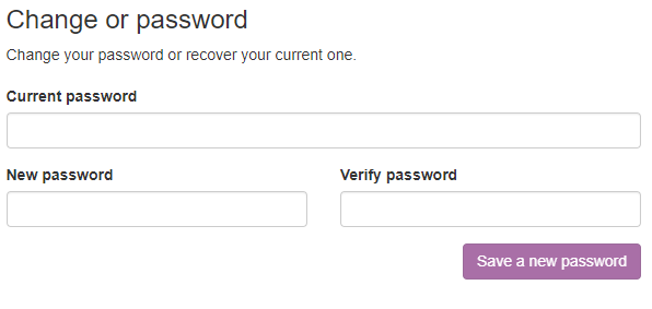 Maestro Server - New password